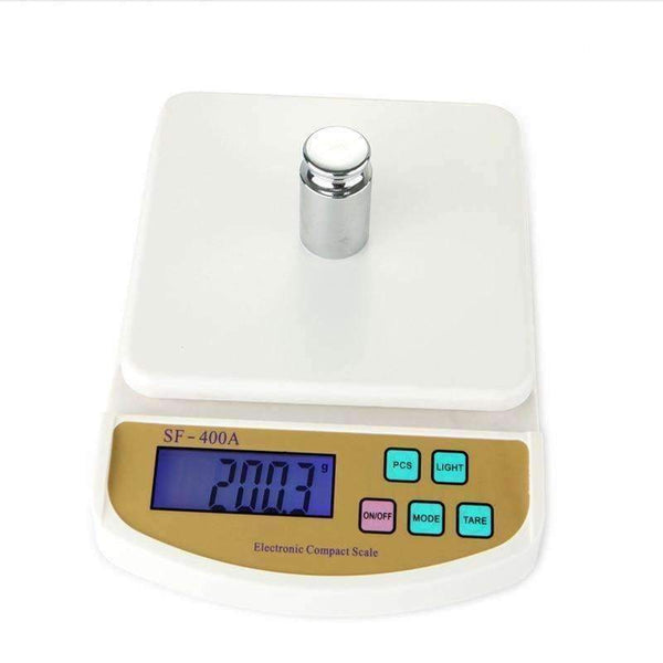 Planet Gates 5kg 0.1g Digital Kitchen Scale Big Food Diet Lab Weight Balance LCD Electronic Bench Floor Compact Scales With Blue Backlit
