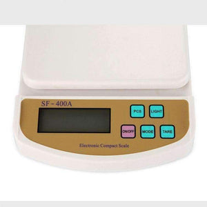 Planet Gates 5kg 0.1g Digital Kitchen Scale Big Food Diet Lab Weight Balance LCD Electronic Bench Floor Compact Scales With Blue Backlit