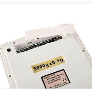 Planet Gates 5kg 0.1g Digital Kitchen Scale Big Food Diet Lab Weight Balance LCD Electronic Bench Floor Compact Scales With Blue Backlit