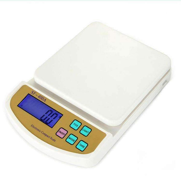 Planet Gates 5kg 0.1g Digital Kitchen Scale Big Food Diet Lab Weight Balance LCD Electronic Bench Floor Compact Scales With Blue Backlit