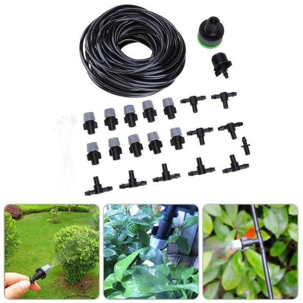 Planet Gates 5M 5M 15M Garden DIY Automatic Drip Irrigation Kit Set Garden Lawn Flowers Watering Hose Fittings Watering Irrigation Supplies