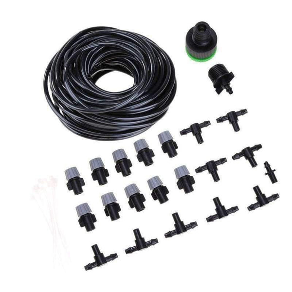 Planet Gates 5M 5M 15M Garden DIY Automatic Drip Irrigation Kit Set Garden Lawn Flowers Watering Hose Fittings Watering Irrigation Supplies