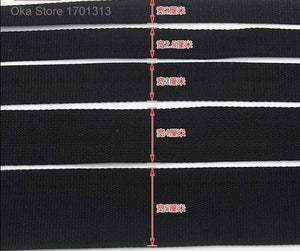 Planet Gates 5M Strong Black Equipment Bundle PP Belt Tape 2cm To 5cm Width Polypropylene Webbing Band For Tent Accessories Sewing Bag Belt