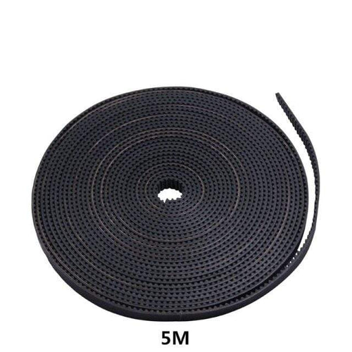 Planet Gates 5Meters GT2 Belts MEGA 5M 2M GT2 Timing Belt 6mm Black Synchronous 2GT Opened End Belt 3D Printer Parts For Kingroon KP3S Creality Ender3