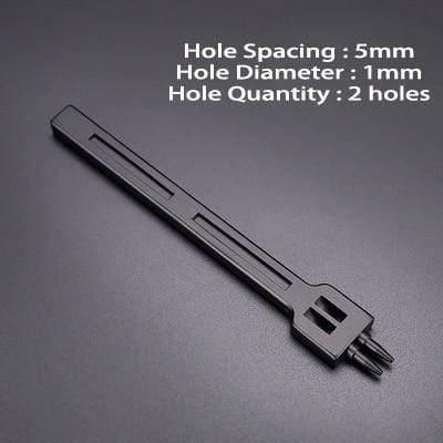 Planet Gates 5mm 2prong Round Hole Punch Row Prong Stitching Cutter Tool Hand Sewing Hole Leather Craft Tools Spacing Cutting 4mm 5mm 6mm 2/4/6 Holes