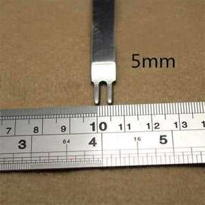 Planet Gates 5MM 4 pc 3/4/5/6mm Leather Craft Tools Hole Punches Stitching Punch Tool 1+2+4+6  Prong T20