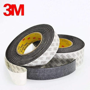 Planet Gates 5mm / Black / 5M Single Side Adhesive EVA Traceless Tape 5mm 6mm 8mm 10mm 12mm 15mm 19mm 20mm 100mm x 2mm Seal Strip 5m Custom Made White Black