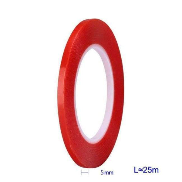 Planet Gates 5mm Strong Viscosity PET Double-sided Tape Mobile Screen Mirror Tape Mobile Phone Repair Tool Transparent Red Film Glue