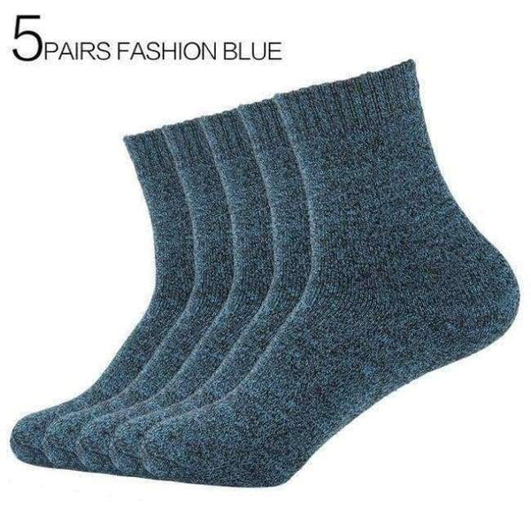Planet Gates 5Pair Fashion Blue / China / EUR36-42 5Pairs/Lot Hot Women Winter Thicken Warm Terry Socks Female Combed Cotton Towel Socks Eur36-42