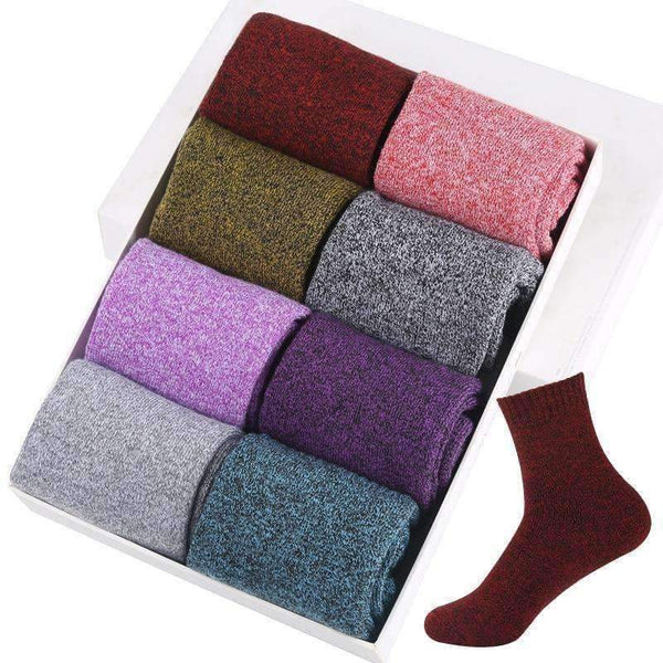 Planet Gates 5Pair Light Gray / China / EUR36-42 5Pairs/Lot Hot Women Winter Thicken Warm Terry Socks Female Combed Cotton Towel Socks Eur36-42