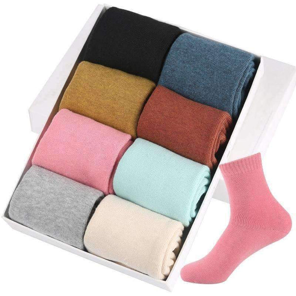 Planet Gates 5Pairs Balck / China / EUR 36-42 5Pairs/Lot Eur36-42 Women Winter Thicken Terry Cotton Socks Female Towel Warm Socks