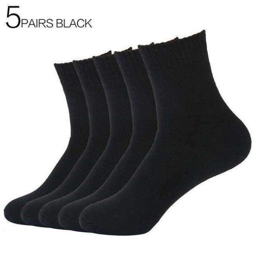 Planet Gates 5Pairs Balck / China / EUR 36-42 5Pairs/Lot Eur36-42 Women Winter Thicken Terry Cotton Socks Female Towel Warm Socks
