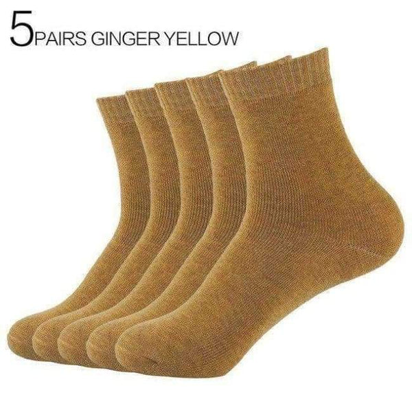 Planet Gates 5Pairs Ginger Yellow / China / EUR 36-42 5Pairs/Lot Eur36-42 Women Winter Thicken Terry Cotton Socks Female Towel Warm Socks