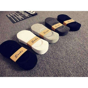 Planet Gates 5Pairs/Lot Fashion Casual Men Socks High Quality Banboo & Cotton Socks Brief Invisible Slippers Male Shallow Mouth No Show Sock