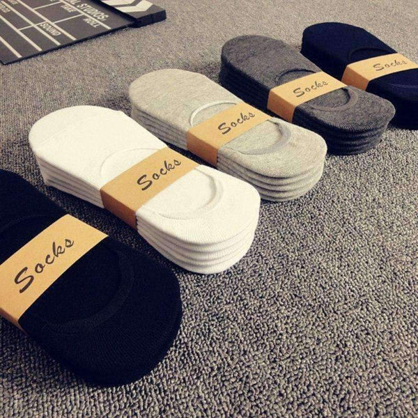 Planet Gates 5Pairs/Lot Fashion Casual Men Socks High Quality Banboo & Cotton Socks Brief Invisible Slippers Male Shallow Mouth No Show Sock