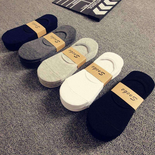 Planet Gates 5Pairs/Lot Fashion Casual Men Socks High Quality Banboo & Cotton Socks Brief Invisible Slippers Male Shallow Mouth No Show Sock