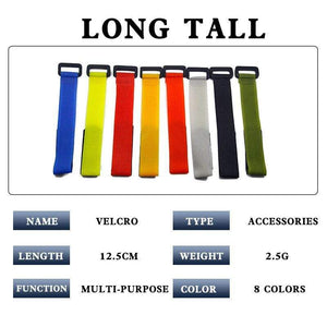 Planet Gates 5pc Fishing Rod Tie Holders Straps Belts Suspenders Fastener Hook Loop Cable Cord Ties Belt Fishing Tackle Fishing Accessories