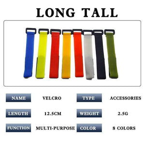 Planet Gates 5pc Fishing Rod Tie Holders Straps Belts Suspenders Fastener Hook Loop Cable Cord Ties Belt Fishing Tackle Fishing Accessories