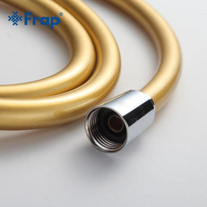 Planet Gates 5pc High Quality 1.5m PVC Flexible Shower Hose Bath Room Shower Set Accessories Explosion-proof Pipes  G47-6 (YELLOW)