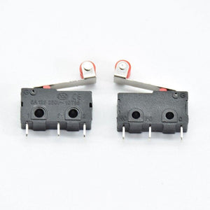 Planet Gates 5pcs-173 5Pcs Mini Micro Limit Switch NO NC 3 Pins PCB Terminals SPDT 5A 125V 250V  Roller  Lever Snap Action Push Microswitches
