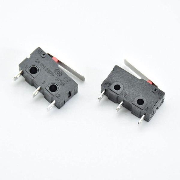 Planet Gates 5pcs-193 5Pcs Mini Micro Limit Switch NO NC 3 Pins PCB Terminals SPDT 5A 125V 250V  Roller  Lever Snap Action Push Microswitches