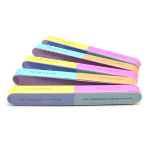 Planet Gates 5pcs 2 5Pcs/Lot Nail Sanding Files Sponge Nail Files Buffers Portable Pedicure Manicure All UV Gel Nail Buffer Block Polishing DIY Tool