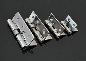 5Pcs 304 Stainless Steel Spring Hinge Automatic Cabinet Door Wardrobe Hardware And Furniture Fittings Mini Micro Hinge