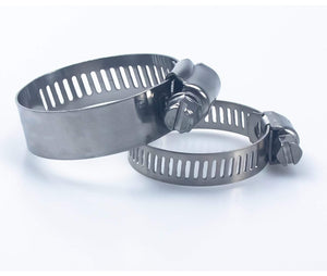 Planet Gates 5pcs 6mm-25mm Stainless Steel Mini Fuel Line Pipe Hose Clamp Clip Optional Size for Air Hose Water Pipe Fuel Hose Silicone