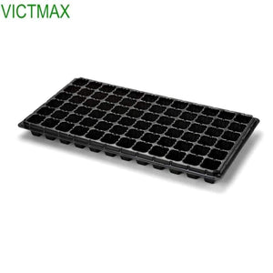 Planet Gates 5Pcs 72-Cell Nursery Pots Tray Seed Planting Insert Plug Tray Plant Seeds Grow Box garden supply - Black