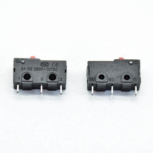 Planet Gates 5pcs-771 5Pcs Mini Micro Limit Switch NO NC 3 Pins PCB Terminals SPDT 5A 125V 250V  Roller  Lever Snap Action Push Microswitches