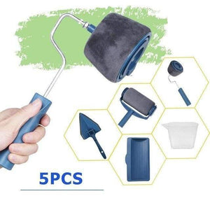 8pcs/set Paint Roller Wall paint Decorative Brush Multifunctional Handle Tool DIY Household Use Painting Brush Tools