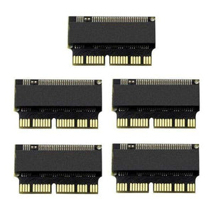 Planet Gates 5PCS Adapter PCIe M2 to SSD for Apple Laptop for Macbook Air Pro 2013 2014 2015 A1465 A1466 A1502 A1398 PCI-E x4