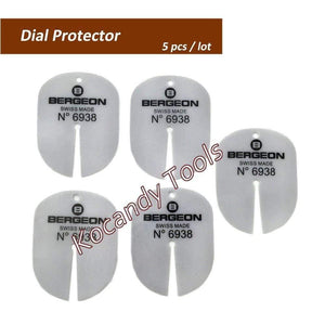 Planet Gates 5PCS BERGEON 6938 DIAL PROTECTOR SHIM WATCH HANDS REMOVER SHIM FOR WATCH DAIL CUSHION WATCH REPAIR TOOLS