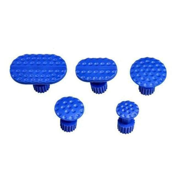 Planet Gates 5pcs Blue Tabs PDR Glue Tabs Tools Kit For Car Paintless Dent Repair Tool Auto Suction Cups For Dent Lifter PDR Puller Tabs for Reverse Hammer