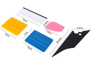 Planet Gates 5Pcs Car Squeegees Vinyl Film Wrap Tools Kits Window Tints Tools Scraper Vehicle Windshield Wiper Tool Set Auto Car Accessories