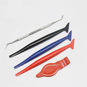 Planet Gates 5PCS Car Stickers Corner Decorate Scraper for Window Tint Application  Car Vinyl Wrap Tuck Tools Gasket Micro Squeegee