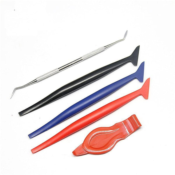 Planet Gates 5PCS Car Stickers Corner Decorate Scraper for Window Tint Application  Car Vinyl Wrap Tuck Tools Gasket Micro Squeegee