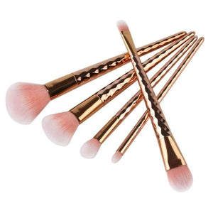 Planet Gates 5Pcs Colorful Cosmetic Eyebrow Eyeshadow Brush Makeup Brush Sets Kits Tools Free Ship
