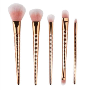 Planet Gates 5Pcs Colorful Cosmetic Eyebrow Eyeshadow Brush Makeup Brush Sets Kits Tools Free Ship