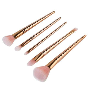 Planet Gates 5Pcs Colorful Cosmetic Eyebrow Eyeshadow Brush Makeup Brush Sets Kits Tools Free Ship