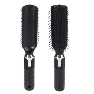 Planet Gates 5Pcs Fashion Women Hair Brush Massage Scalp Massager Comb Holder Set With Mirror & Stand Hair Care Styling Tools