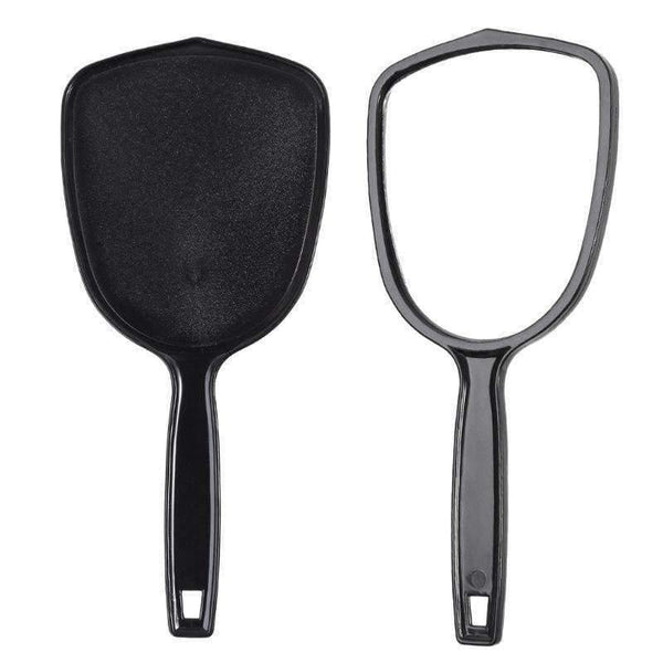 Planet Gates 5Pcs Fashion Women Hair Brush Massage Scalp Massager Comb Holder Set With Mirror & Stand Hair Care Styling Tools