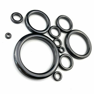 Planet Gates 5Pcs Fishing Rod Guide Ring Ceramic Wear Heat Conduction Repair Parts Tools Telescopic Surf Casting Rod Guides Kit