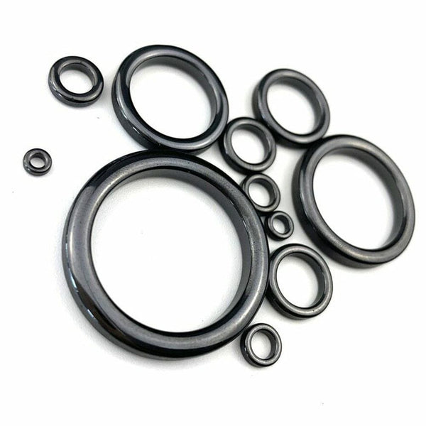 Planet Gates 5Pcs Fishing Rod Guide Ring Ceramic Wear Heat Conduction Repair Parts Tools Telescopic Surf Casting Rod Guides Kit