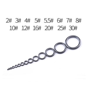 Planet Gates 5Pcs Fishing Rod Guide Ring Ceramic Wear Heat Conduction Repair Parts Tools Telescopic Surf Casting Rod Guides Kit