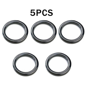 Planet Gates 5Pcs Fishing Rod Guide Ring Ceramic Wear Heat Conduction Repair Parts Tools Telescopic Surf Casting Rod Guides Kit