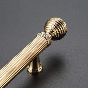 Planet Gates 5pcs Gold European Style Door Handles Gate Black Drawer Pulls Kitchen Cabinet Handles and Knobs Furniture Handles Hardware