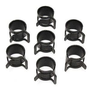 Planet Gates 5pcs Hose Clamps Fuel Hose Line Water Pipe Clamp Hoops Air Tube Fastener Spring Clips M6-32mm