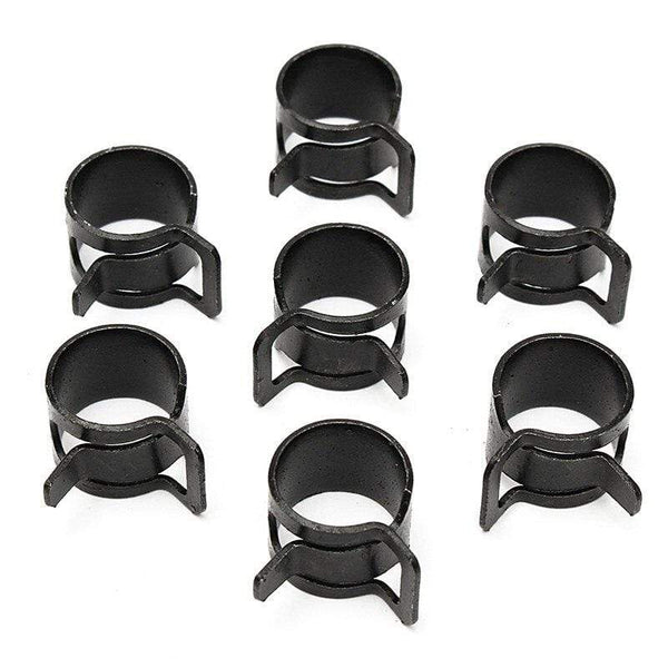 Planet Gates 5pcs Hose Clamps Fuel Hose Line Water Pipe Clamp Hoops Air Tube Fastener Spring Clips M6-32mm