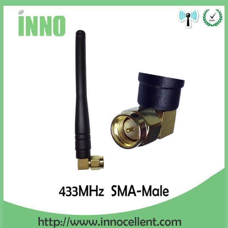 Planet Gates 5pcs lot 433MHz antenna gold-plated elbow rod antenna Wireless digital Meter reading communication system PM433-WT100